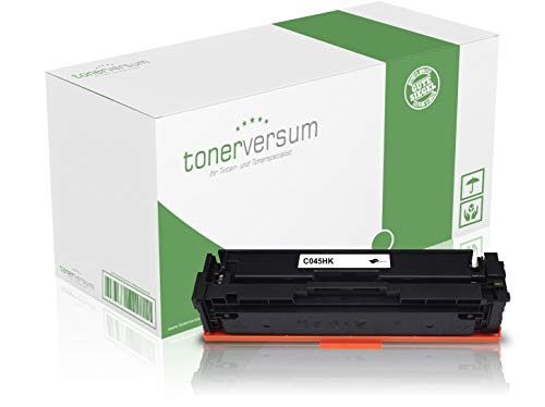 Tonerversum Toner kompatibel zu Canon 045H Schwarz für i-SENSYS MF633cdw LBP-613cdw MF631cn LBP-611cn LBP-612cdw MF632cdw MF634cdw MF635cx MF636cdwt von Tonerversum