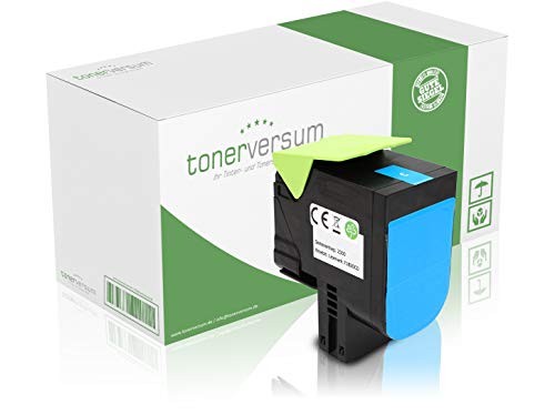 Tonerversum - Toner kompatibel zu Lexmark 71B20C0 Cyan Druckerpatrone für CS317dn CS417dn CS517de CX317dn CX417de CX517de 71B20 von Tonerversum