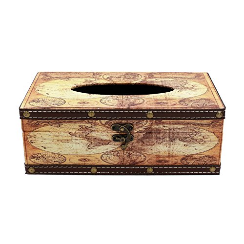 Kosmetiktuch-Box, Vintage-Stil, rechteckig von Tong Yue