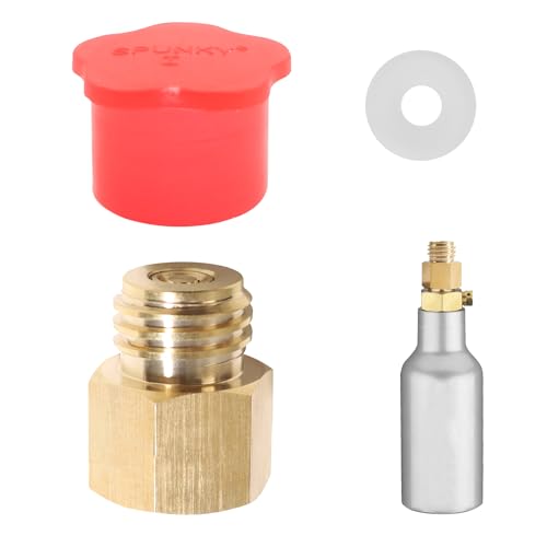 Tongboke Soda-Flaschen-Anschluss-Konvertierungsadapter, Soda-Flaschen-Umschaltventil, Soda-Flaschen-Adapter-Kupfer-Anschluss, Soda Cylinder Adapter for Filling von Tongboke