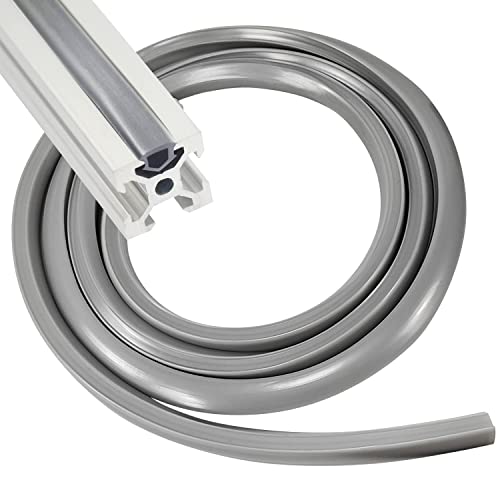 Verbinder,Aluminiumprofil-Kantenstreifen für 30er-8 mm-Serie, Weich-PVC-Schutzdichtstreifen V Type Slot T Type Slot Aluminium Profilausfall von Tongboke