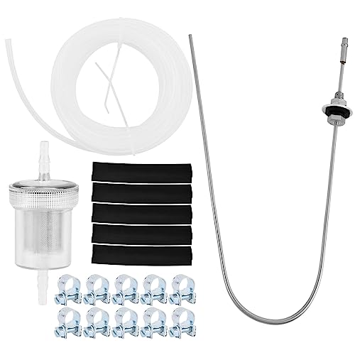 Tongdejing Autotankabsaugung Kraftstoff Standrohr Set, 18 Stück Zusatzheizung Diesel Kraftstoffleitung mit Benzinfilter, passend für Eberspacher Webasto, Zusatzheizung Kraftstoffschlauch Clip Kit von Tongdejing