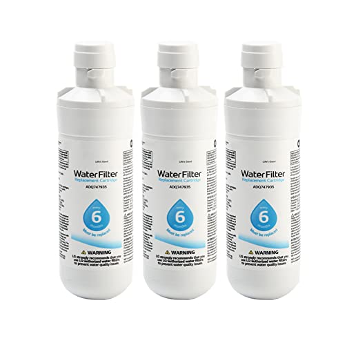 Tongdejing LT1000p Kühlschrank-Wasserfilter, austauschbarer Wasserfilter für Kenmore 9980 Kühlschrank-Wasserfilter (Größe: 3 Stück) von Tongdejing