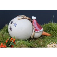 Platter Schneemann, Pudelmütze, Keramik, Weihnachten Platter Schneemann, Pudelmütze, Keramik, Weihnachten von Tongestalten