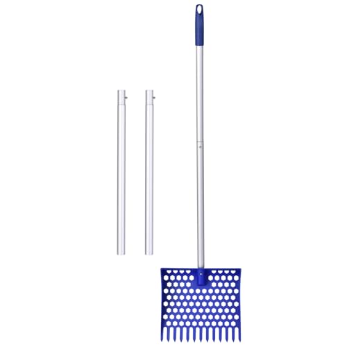 Abnehmbarer Griff, 2-in-1 Hühnermistschaufel, Rechen, Haustierabfallreinigungswerkzeug und Müllsiebschaufel, für Hühnerstall, Hundehütte und Komposthaufen Wartung Abnehmbarer Griff, 2-in-1 Hühnermistschaufel, Rechen, Haustierabfallreinigungswerkzeug und Müllsiebschaufel, für Hühnerstall, Hundehütte und Komposthaufen Wartung von Tongfer