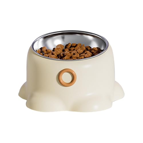 Futternapf für Katzen, 15° geneigter Ständer, Anti-Erbrechen, erhöhter Wassernapf, rutschfester und auslaufsicherer Futternapf, abnehmbarer Oktopus-Edelstahlnapf für erwachsene Katzen und kleine Futternapf für Katzen, 15° geneigter Ständer, Anti-Erbrechen, erhöhter Wassernapf, rutschfester und auslaufsicherer Futternapf, abnehmbarer Oktopus-Edelstahlnapf für erwachsene Katzen und kleine von Tongfer