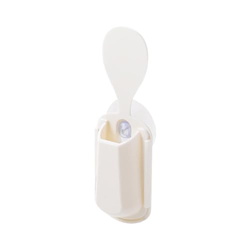 Reislöffelregal, ergonomisches Reislöffelregal, Sushi-Paddel-Spatel, Ständer, Halter, Küchenutensilien, Lebensmittelqualität, Reisspatel, Saugnapf-Regale für Reis, Kartoffeln, Kochlöffel von Tongfer