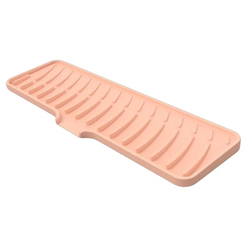 Silikon-Wasserhahnmatte, Silikon-Spülbeckenarmatur-Abtropfmatte, Küchenspüle, Spritzschutz aus Silikon, Spritzschutz für Küche, Badezimmer, Theke, für Küchenspüle, Heimbedarf von Tongfer