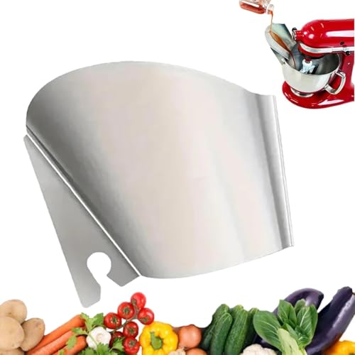 Spritzschutz für Mixer, Edelstahl, Sicherheitsschütte – schützende Spritzabdeckung, lebensmittelechtes Küchenzubehör für Standmixer Spritzschutz für Mixer, Edelstahl, Sicherheitsschütte – schützende Spritzabdeckung, lebensmittelechtes Küchenzubehör für Standmixer von Tongfer