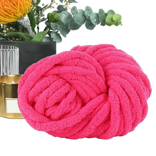 Super Chunky Eisgarn, isländisches Chenille-Wurstgarn zum Stricken, extra dick, gemütlich und langlebig, ideal für Winterdecken, Überwürfe, Heimtextilien-Projekte Super Chunky Eisgarn, isländisches Chenille-Wurstgarn zum Stricken, extra dick, gemütlich und langlebig, ideal für Winterdecken, Überwürfe, Heimtextilien-Projekte von Tongfer