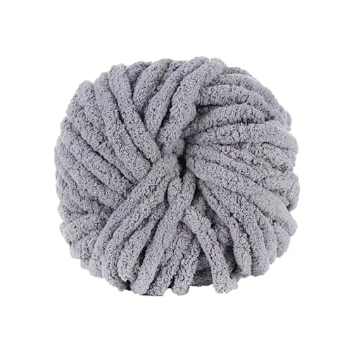 Super Chunky Eisgarn, isländisches Chenille-Wurstgarn zum Stricken, extra dick, gemütlich und langlebig, ideal für Winterdecken, Überwürfe, Heimtextilien-Projekte Super Chunky Eisgarn, isländisches Chenille-Wurstgarn zum Stricken, extra dick, gemütlich und langlebig, ideal für Winterdecken, Überwürfe, Heimtextilien-Projekte von Tongfer
