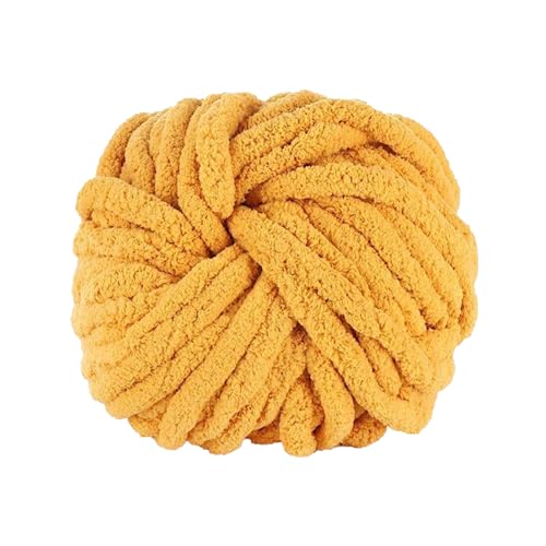 Super Chunky Eisgarn, isländisches Chenille-Wurstgarn zum Stricken, extra dick, gemütlich und langlebig, ideal für Winterdecken, Überwürfe, Heimtextilien-Projekte von Tongfer