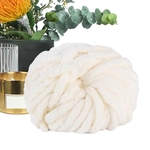 Super Chunky Eisgarn, isländisches Chenille-Wurstgarn zum Stricken, extra dick, gemütlich und langlebig, ideal für Winterdecken, Überwürfe, Heimtextilien-Projekte Super Chunky Eisgarn, isländisches Chenille-Wurstgarn zum Stricken, extra dick, gemütlich und langlebig, ideal für Winterdecken, Überwürfe, Heimtextilien-Projekte von Tongfer