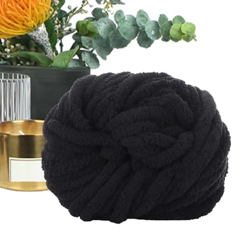 Super Chunky Eisgarn, isländisches Chenille-Wurstgarn zum Stricken, extra dick, gemütlich und langlebig, ideal für Winterdecken, Überwürfe, Heimtextilien-Projekte Super Chunky Eisgarn, isländisches Chenille-Wurstgarn zum Stricken, extra dick, gemütlich und langlebig, ideal für Winterdecken, Überwürfe, Heimtextilien-Projekte von Tongfer