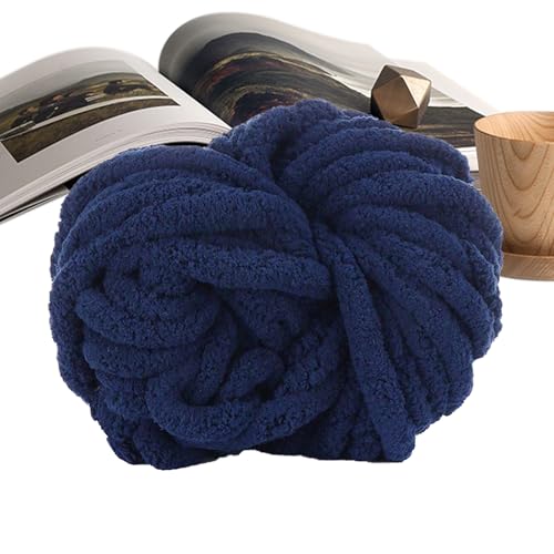 Super Chunky Eisgarn, isländisches Chenille-Wurstgarn zum Stricken, extra dick, gemütlich und langlebig, ideal für Winterdecken, Überwürfe, Heimtextilien-Projekte Super Chunky Eisgarn, isländisches Chenille-Wurstgarn zum Stricken, extra dick, gemütlich und langlebig, ideal für Winterdecken, Überwürfe, Heimtextilien-Projekte von Tongfer