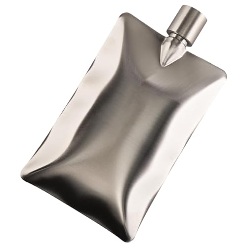 Tragbare Whiskey-Flasche | Flachmann, flache tragbare Trinkflaschen, Alkohol-Weinflasche, Tasche, auslaufsichere Weinflasche für Camping Tragbare Whiskey-Flasche | Flachmann, flache tragbare Trinkflaschen, Alkohol-Weinflasche, Tasche, auslaufsichere Weinflasche für Camping von Tongfer