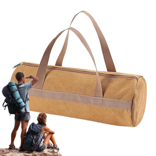 Zelthering-Tasche, Werkzeug-Organizer – Mehrzweck-Zeltpfahl, Aufbewahrungstasche, Canvas-Werkzeugtasche mit Reißverschluss für Zeltheringe und Campinghammer Zelthering-Tasche, Werkzeug-Organizer – Mehrzweck-Zeltpfahl, Aufbewahrungstasche, Canvas-Werkzeugtasche mit Reißverschluss für Zeltheringe und Campinghammer von Tongfer