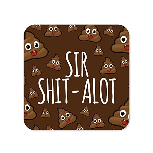 Lustige Getränke-Untersetzer | Neuheit Büro Tasse Untersetzer | Childish Poo viel Biermatte | sarkastisches Wohnaccessoire | Silly Joke Coffee - CC84 Lustige Getränke-Untersetzer | Neuheit Büro Tasse Untersetzer | Childish Poo viel Biermatte | sarkastisches Wohnaccessoire | Silly Joke Coffee - CC84 von Tongue in Peach