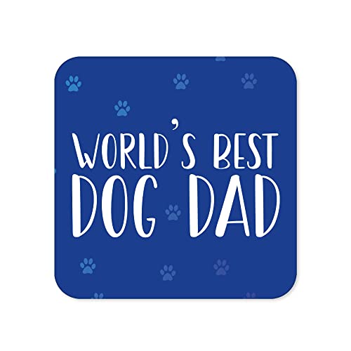 Lustige Getränke-Untersetzer | Neuheit Büro Tasse Untersetzer | Lob Dog Dad Beer Mat | sarkastisches Wohnaccessoire | Silly Prank Joke Coffee - CC44 von Tongue in Peach