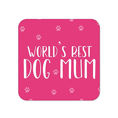 Lustige Getränke-Untersetzer | Neuheit Büro Tasse Untersetzer | Lob Hund Mama Biermatte | sarkastisches Wohnaccessoire | Silly Prank Joke Coffee - CC45 von Tongue in Peach