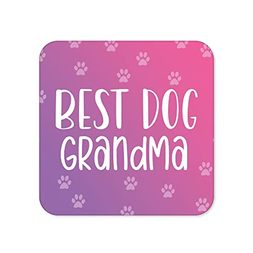 Lustige Getränkeuntersetzer | Neuheit Büro Tasse Untersetzer | Lob Hund Oma Biermatte | sarkastisches Wohnaccessoire | Silly Prank Joke Coffee - CC47 von Tongue in Peach