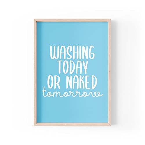 Tongue in Peach Lustiger Zitatdruck | Home Prints Banter | Washing Today Or Naked Tomorrow | Laundry Utility Room | A4 A3 A5 | *Rahmen nicht im Lieferumfang enthalten* - A5 - PBH6 Tongue in Peach Lustiger Zitatdruck | Home Prints Banter | Washing Today Or Naked Tomorrow | Laundry Utility Room | A4 A3 A5 | *Rahmen nicht im Lieferumfang enthalten* - A5 - PBH6 von Tongue in Peach
