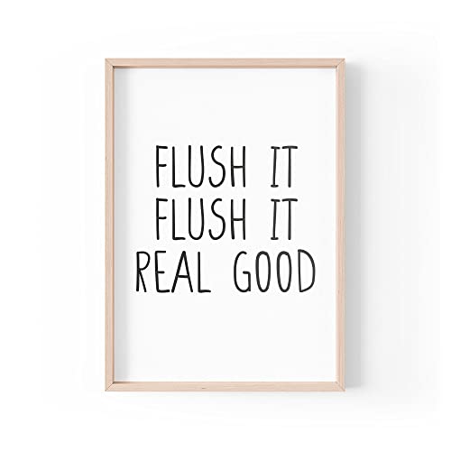 Tongue in Peach PBH24 Druck mit lustigem Zitat | Flush It Real Good | Typografie Familie Zuhause WC Witz | A4 A3 A5 | Rahmen nicht im Lieferumfang enthalten Tongue in Peach PBH24 Druck mit lustigem Zitat | Flush It Real Good | Typografie Familie Zuhause WC Witz | A4 A3 A5 | Rahmen nicht im Lieferumfang enthalten von Tongue in Peach