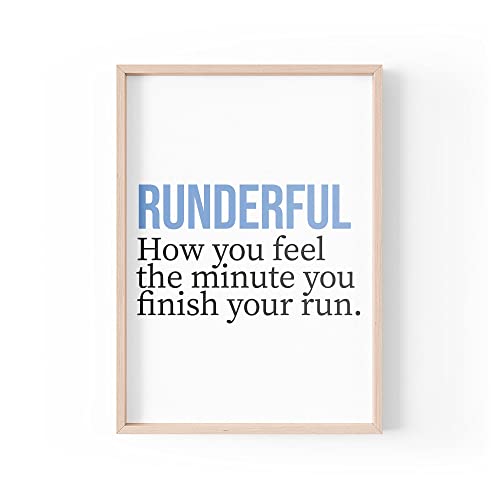 Tongue in Peach PBH31 Druck mit lustigem Zitat, Heimdruck, Runderful How You Feel The Minute You Finish Your Run, Übung, A4, A3, A5, Rahmen nicht im Lieferumfang enthalten Tongue in Peach PBH31 Druck mit lustigem Zitat, Heimdruck, Runderful How You Feel The Minute You Finish Your Run, Übung, A4, A3, A5, Rahmen nicht im Lieferumfang enthalten von Tongue in Peach