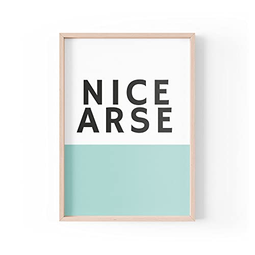 Tongue in Peach Lustiger Zitat Druck | Home Prints | Nice Arse | Ästhetische Wandkunst Badezimmer Toilette Humor Cheeky | A4 A3 A5 *Rahmen nicht im Lieferumfang enthalten* - PBH168 Tongue in Peach Lustiger Zitat Druck | Home Prints | Nice Arse | Ästhetische Wandkunst Badezimmer Toilette Humor Cheeky | A4 A3 A5 *Rahmen nicht im Lieferumfang enthalten* - PBH168 von Tongue in Peach