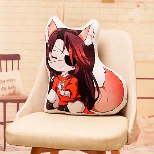 45 cm Tian Guan Ci Fu Anime Kissen Xie Lian Hua Cheng Cosplay bedrucktes Kissen niedlich Cartoon weich gefülltes Kissen Wurfkissen für Heimdekoration von Tongyundacheng