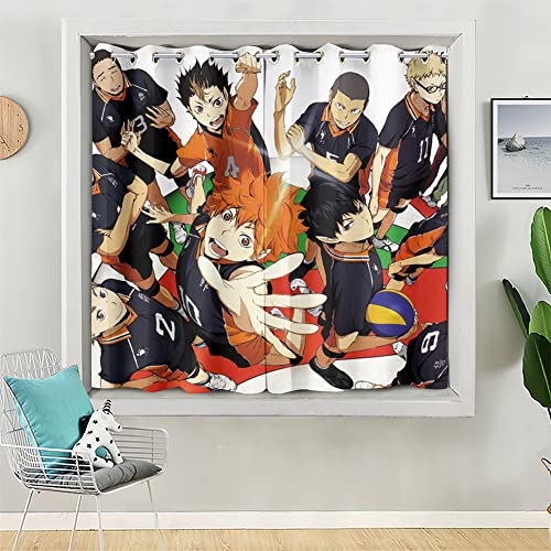 Tongyundacheng Anime Haikyuu Vorhang Raumverdunkelung Cartoon Verdunkelungsvorhang für Schlafzimmer Wohnzimmer Kinderzimmer Dekor Tongyundacheng Anime Haikyuu Vorhang Raumverdunkelung Cartoon Verdunkelungsvorhang für Schlafzimmer Wohnzimmer Kinderzimmer Dekor von Tongyundacheng