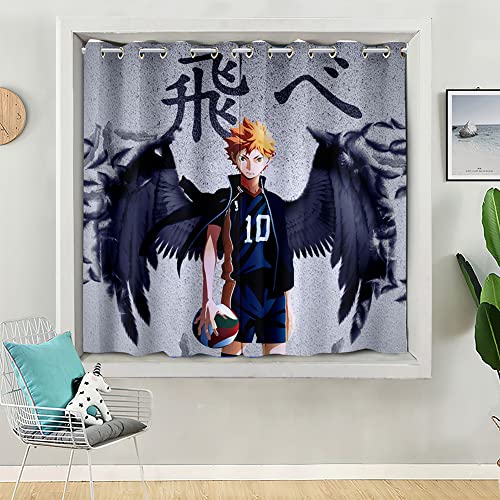 Tongyundacheng Anime Haikyuu Vorhang Raumverdunkelung Cartoon Verdunkelungsvorhang für Schlafzimmer Wohnzimmer Kinderzimmer Dekor Tongyundacheng Anime Haikyuu Vorhang Raumverdunkelung Cartoon Verdunkelungsvorhang für Schlafzimmer Wohnzimmer Kinderzimmer Dekor von Tongyundacheng
