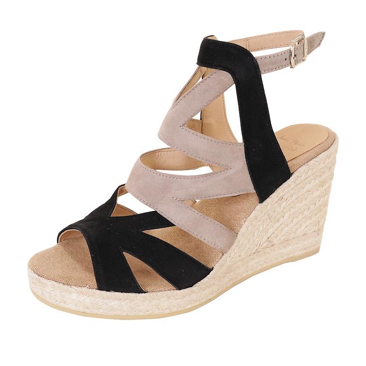 Sandalette 'Mirna' Gr. 37 schwarz-beige von Toni Pons