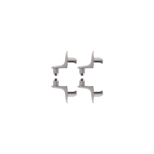 ToniTec® Bodenträger FIX zum Einstecken mit Rausfallsicherung, Set mit 4 Stück, geeignet für Böden von Regalen und Fächern von ToniTec