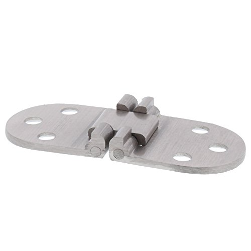 ToniTec® Tischscharnier TISCH SCHARNIERE 72X30 EDELSTAHL gebürstet von ToniTec