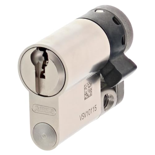 ToniTec DUALKEY Schließsystem by ABUS 2 in 1 Schließzylinder inkl. 2 x 3 Schlüssel |Sicherheits-Türzylinder Einzelschließung als Halbzylinder 10/30 |Umprogrammierbares Türschloss mit Sicherungskarte von ToniTec
