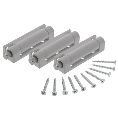 ToniTec Fensterband weiß Kunststoff Fenster-Scharnier 75 x 20 x 14 mm 3 Stück Aufschraubband für Fenster oder Türen inkl. Schrauben zur Montage von ToniTec