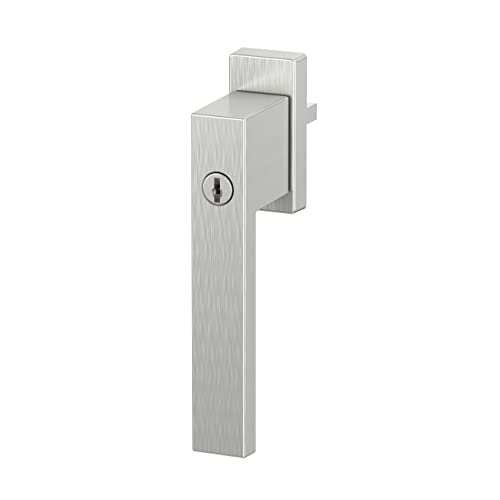 ToniTec Fenstergriff Silber gebürstet Olive LEON eckig mit 35 mm Stift inkl. Schrauben M5x40 mm für Fenstergriffe ToniTec Fenstergriff Silber gebürstet Olive LEON eckig mit 35 mm Stift inkl. Schrauben M5x40 mm für Fenstergriffe von ToniTec