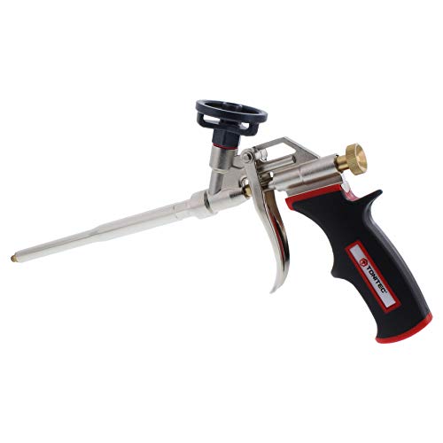 ToniTec Profi Schaumpistole Bauschaumpistole Dosierpistole für PU Bauschaum Montageschaum Pistole Dämmschaum PLUS von ToniTec
