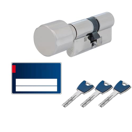 ToniTec Set aus ABUS Schließzylinder EC880 inkl. 3 Schlüssel modular verschiedenschließend Knaufzylinder 50/45K|Türzylinder Sicherheitsschloss mit Sicherungskarte und ToniTec Pflegespray ToniTec Set aus ABUS Schließzylinder EC880 inkl. 3 Schlüssel modular verschiedenschließend Knaufzylinder 50/45K|Türzylinder Sicherheitsschloss mit Sicherungskarte und ToniTec Pflegespray von ToniTec