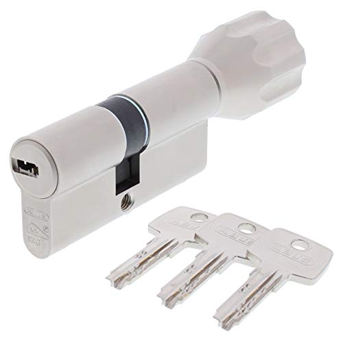 ToniTec Set aus ABUS Türschloss Knaufzylinder Schließzylinder Nachmachen EC660 ECK660 Nachfertigung nach CODE 30/45K mm mit 3 Schlüssel von ToniTec