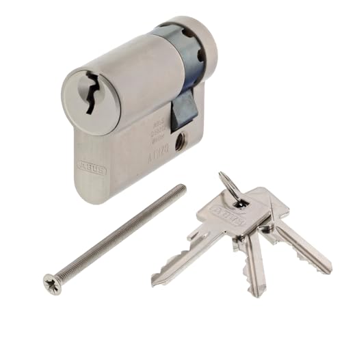 ToniTec Set aus einem Abus Türschloss Schließzylinder A93 + ToniTec Schloss Pflegespray Halbzylinder 10/55 mm von ToniTec