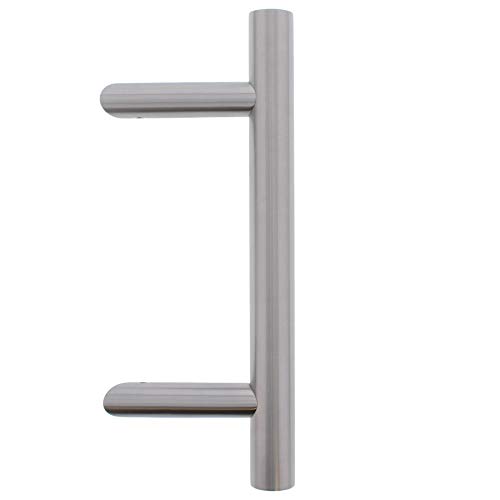 ToniTec Stossgriff Haustür Stangengriff Türgriff schräg 45° Edelstahl SYS1 inkl. Befestigungssystem 1600 mm von ToniTec