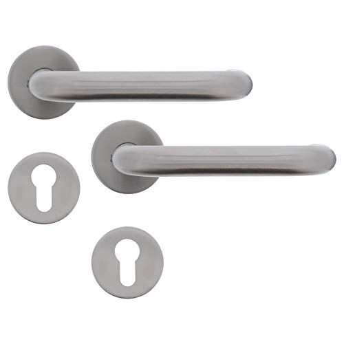 ToniTec Türbeschlag Eingangstür Haustür Drückergarnitur Edelstahl Martina U-Form von ToniTec