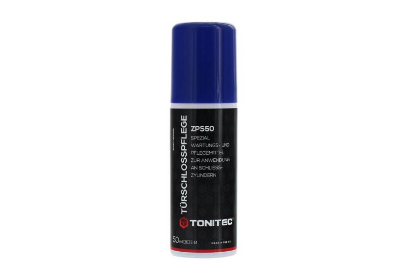 ToniTec Vorhängeschloss ToniTec Schloss Pflegespray ZPS50 50 ml Zylinderspray für Schlösser, (Inhalt 50 ml) von ToniTec