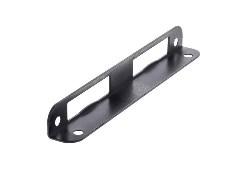 ToniTec Winkelschließblech Winkelschließblech gleichschenklig 20 x 170 mm aus Stahl schwarz, (1-tlg., für Zimmertüren) von ToniTec