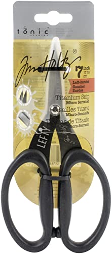 Tim Holtz 2786e - Forbici antiaderenti in titanio micro seghettate, 7' - mancini von Tonic Studios