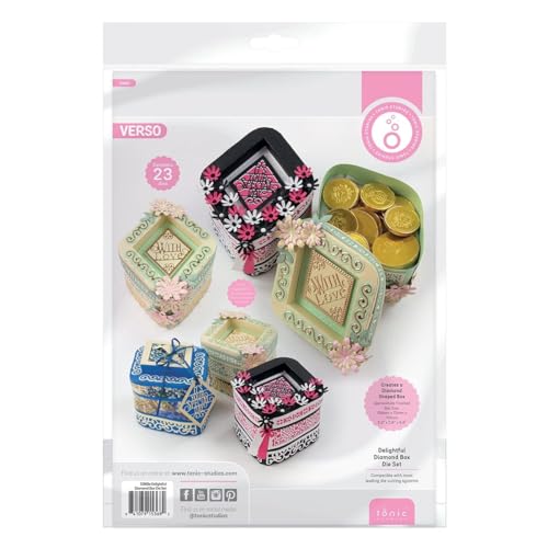 Tonic Studios Die Set-Delightful Diamond Box von Tonic Studios