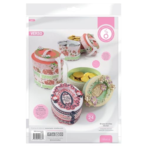 Tonic Studios Die Set-Ornate Oval Box von Tonic Studios