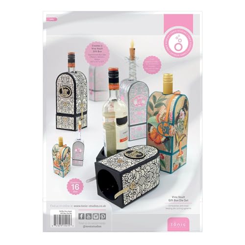 Tonic Studios Die Set-Vino Vault Gift Box von Tonic Studios
